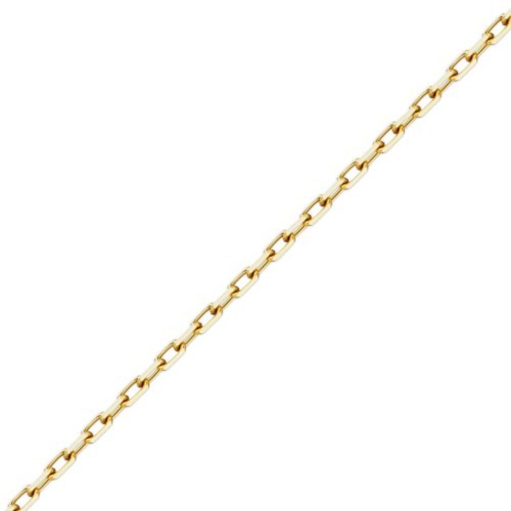 NWT Sisterberry Diamond Cut Rolo Chain // 10k Italian Solid Gold (18")